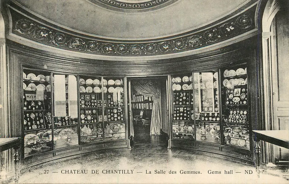 Castillo de Chantilly — Sala de las Gemas — editor ND, n° 27 - Anverso