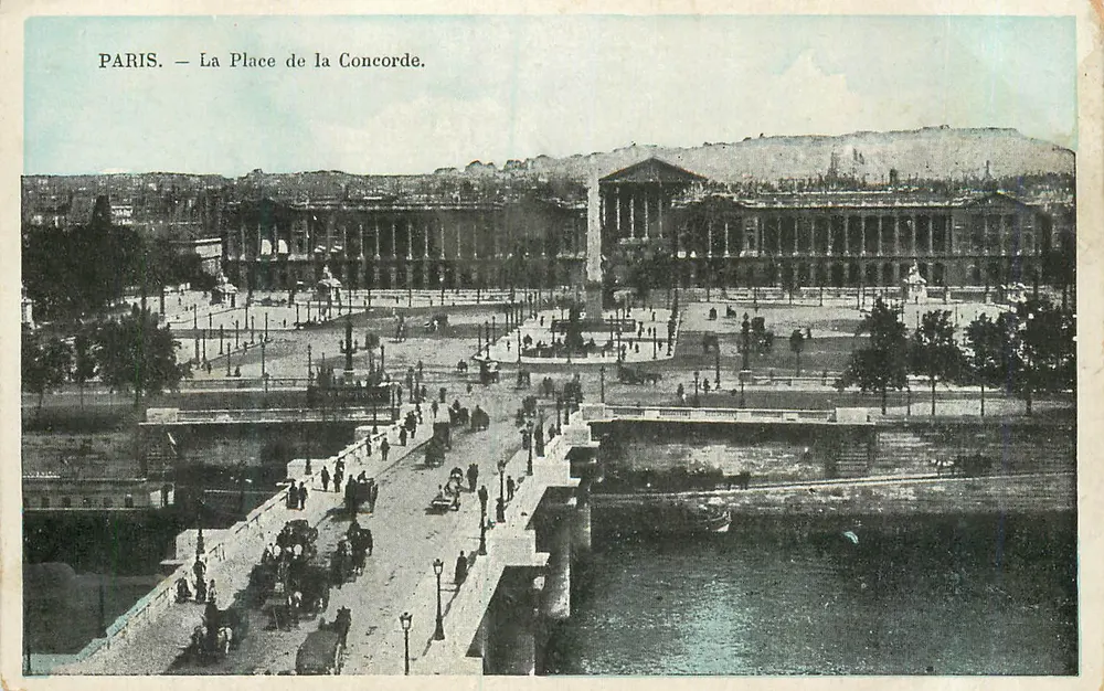 Paris — A Praça da Concórdia — J.C. Paris - Frente