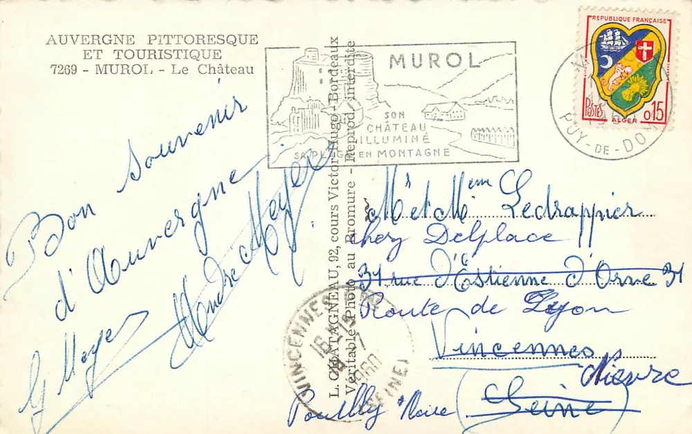 Schloss Murol — Ruinen und Schafe — Verlag Elce - Rückseite