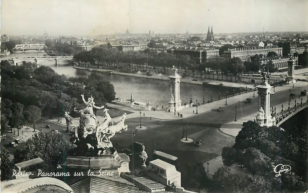 Paris - Panorama sobre a Sena — Gany - Frente