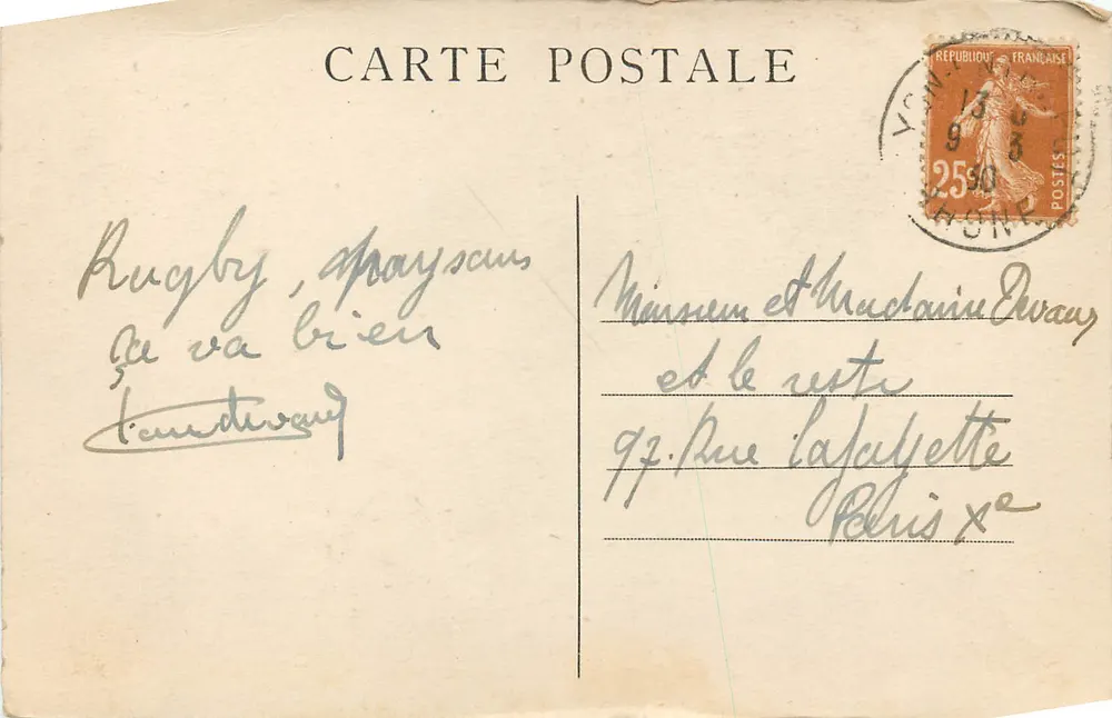 Lyon — Vue générale prise de la Croix-Rousse — Lyon Illustré, n°64 - Verso