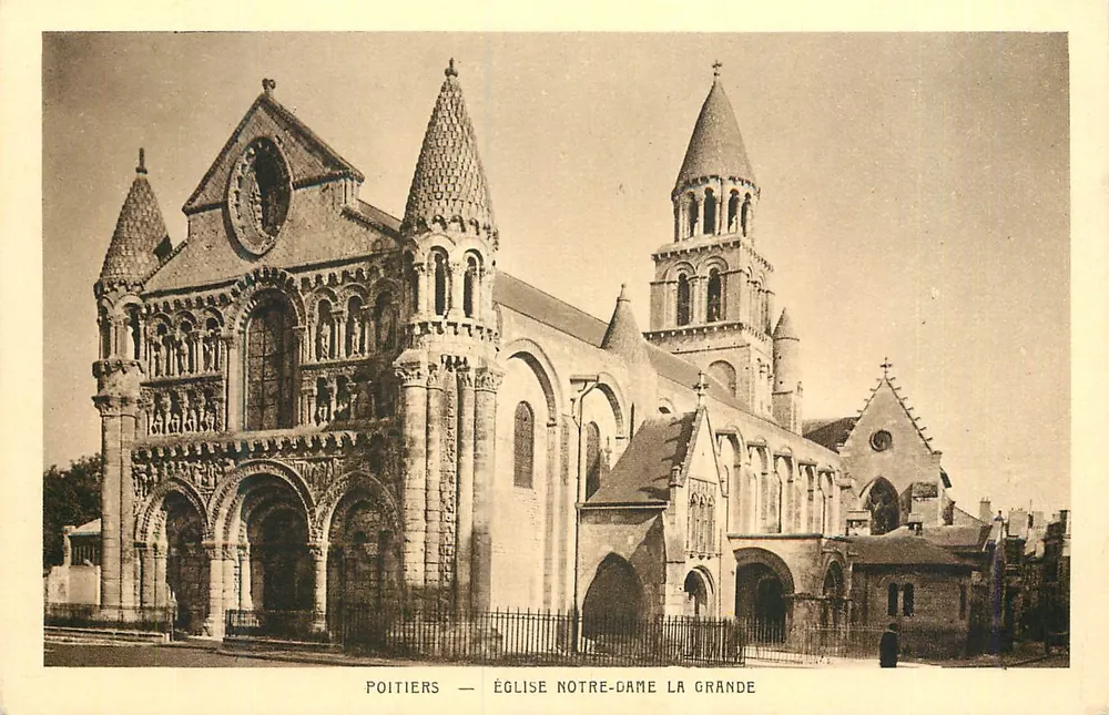 Poitiers — Église Notre-Dame la Grande — A. Goffette - Recto