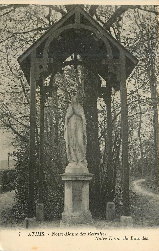 Athis - Unsere Frau der Rückzüge. Unsere Frau von Lourdes. - Vorderseite
