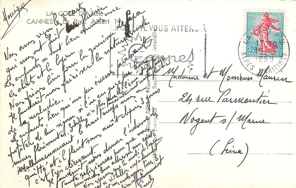Cannes — O Parque Albert — editor Relta - Verso