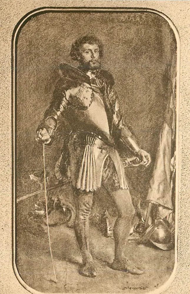 Jean-Louis Meissonier — Ein Soldat — Musée Pescatore, Luxemburg - Vorderseite