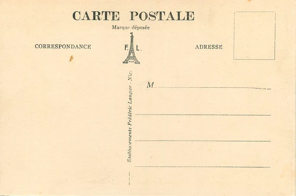St-Cézaire (A.M.) — Innenansicht der Höhlen - Der Gong und das Skelett - F.L. 959 - Rückseite