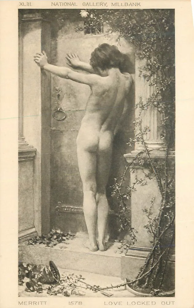 Love Locked Out — National Gallery, Millbank — Merritt 1578 - Vorderseite