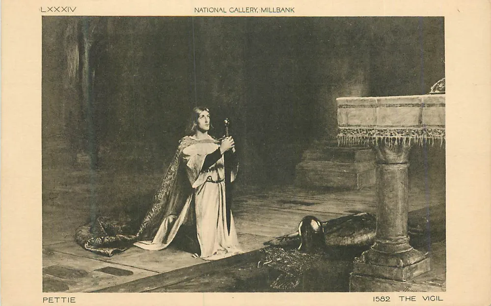 Die Wache — Gemälde von Pettie — National Gallery, Millbank - Vorderseite