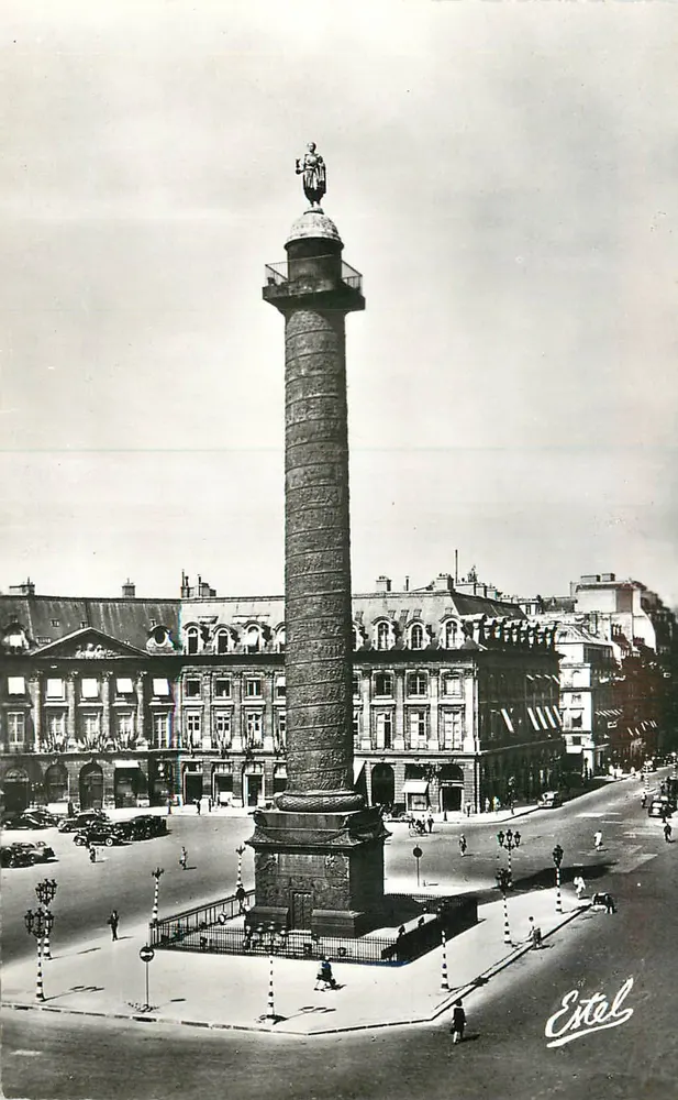 A Coluna Vendôme — Paris — Editora Estel, n° 207 - Frente