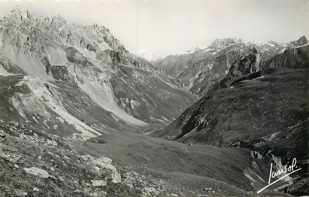 Pralognan-la-Vanoise — Vale de Peclet-Polset — vista montanhosa — Jansol - Frente
