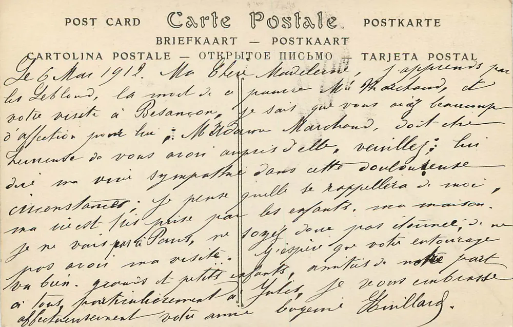Mantes. A Abside da Igreja Nossa Senhora — Editor não identificado, n° 73 - Verso