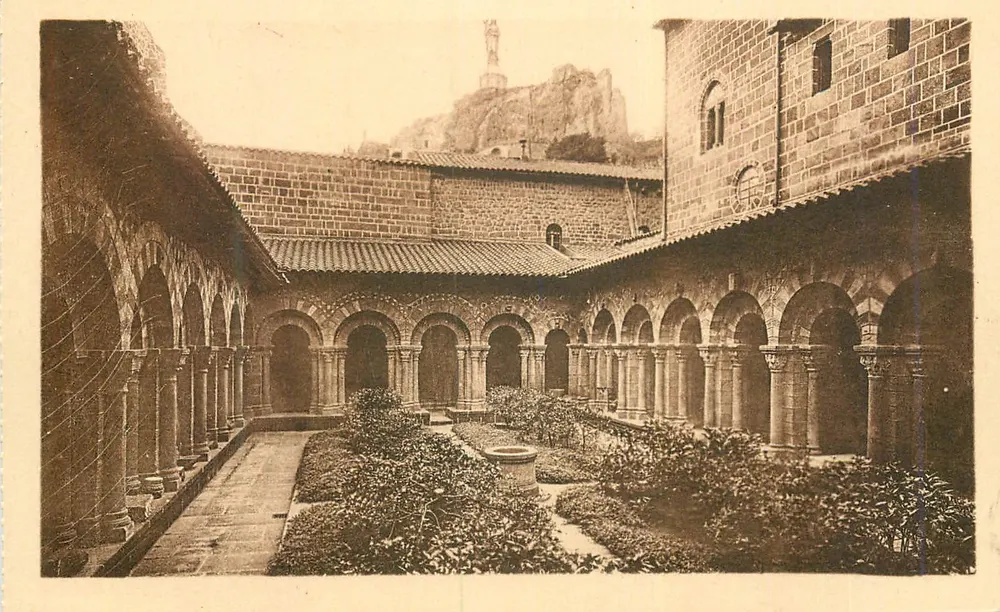 Le Puy - La Catedral - El Claustro (siglo XII) — Levy et Neurdein Réunis, París - Anverso