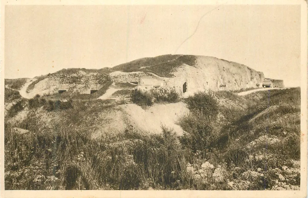 El Fuerte de VAUX — vista panorámica — Les Éditions Lorraines - Verdun - Anverso
