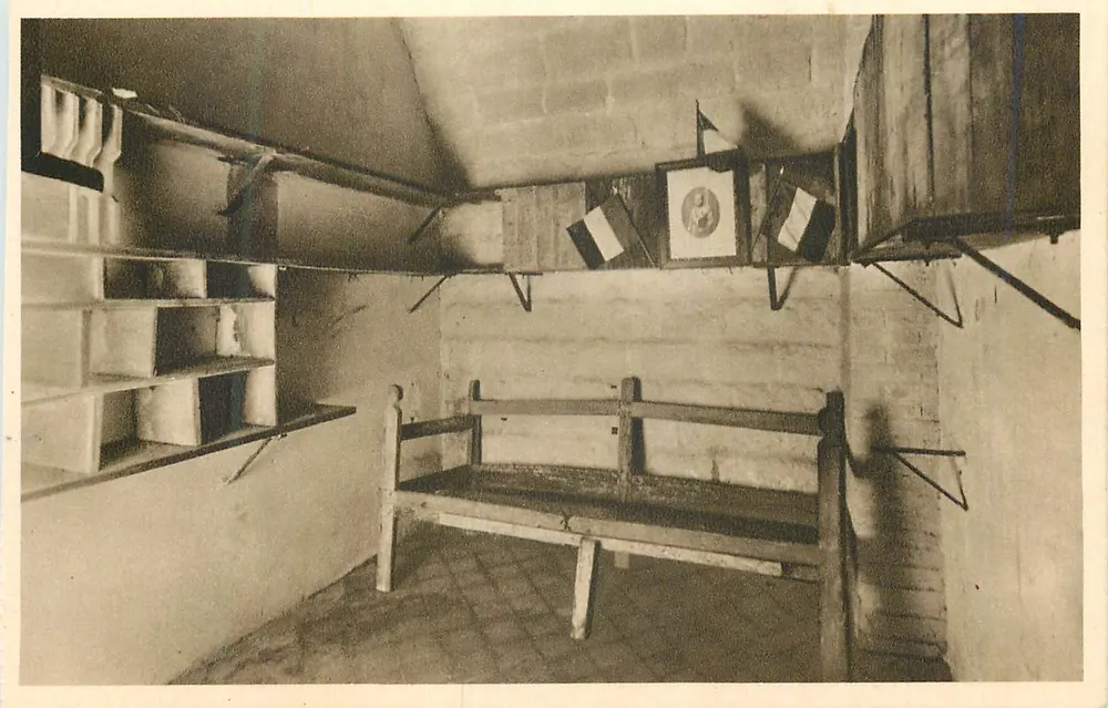 Fort de VAUX — Posto de Comando e quarto do Comandante Raynal — Éditions Lorraines - Verdun - Frente