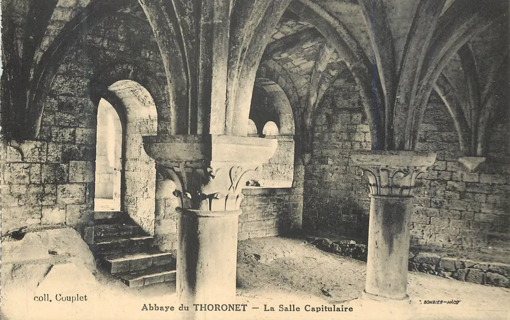 Abadia do THORONET — A Sala Capitular — T. BOURIER-MACOF - Frente