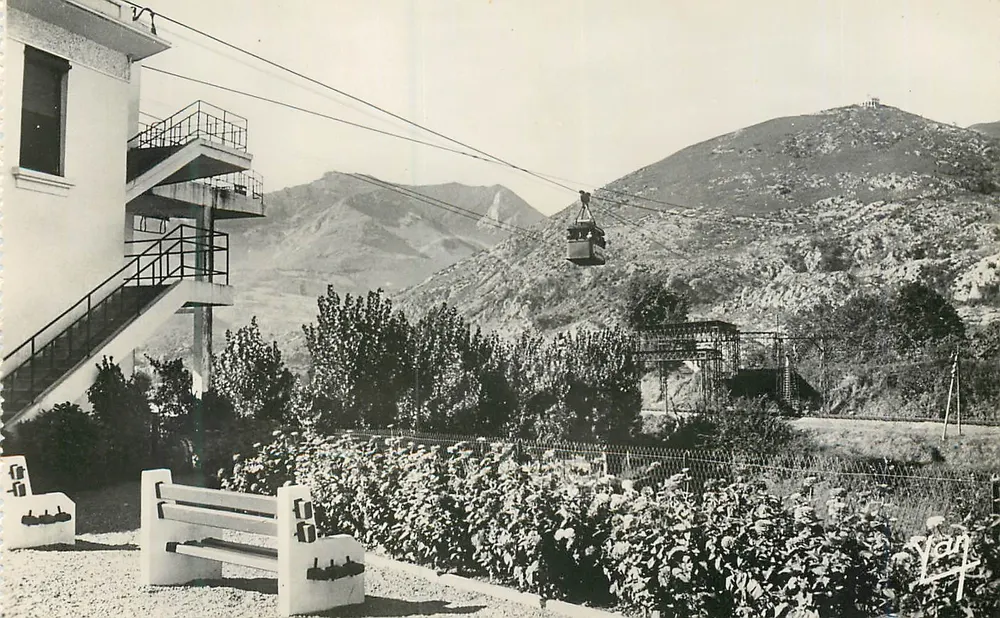 Lourdes - Der "Beout" im Seilbahn-System — Die Abfahrtsstation — Edition Quinault - Vorderseite