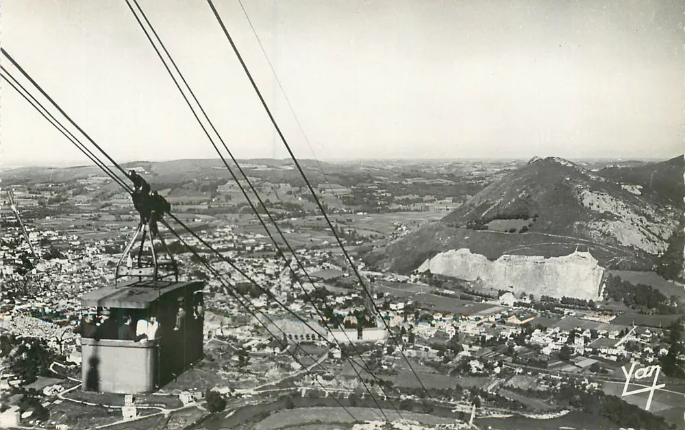 Lourdes — Der "Beout" mit der Seilbahn — Edition Quinault - Vorderseite
