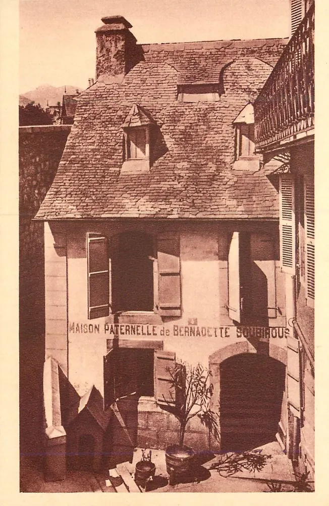 Vatershaus von Bernadette Soubirous — Lourdes — Ausgabe P. Doucet - Vorderseite
