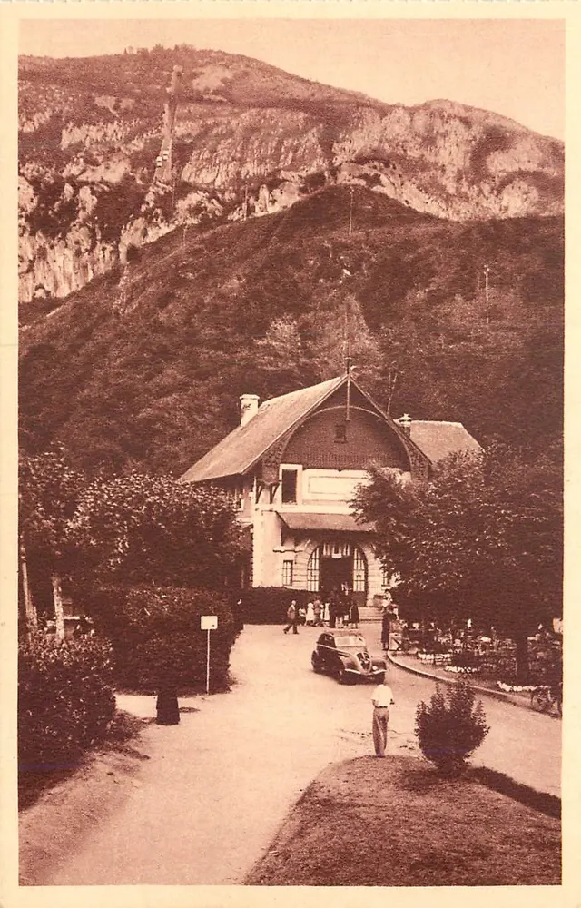 Lourdes — A Estação do Pic du Jer — Edição P. Doucet - Frente