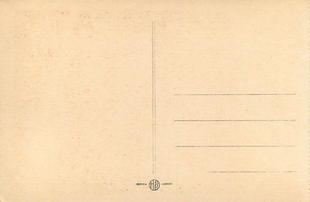 Deutscher Friedhof am Fort DOUAUMONT — Verlag ÉDITION VERDUN, Nr. 1 - Rückseite