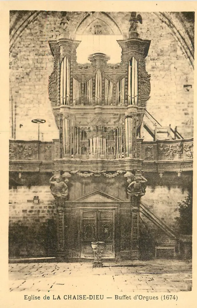 Église de LA CHAISE-DIEU — Buffet d'Orgues (1674) - Recto