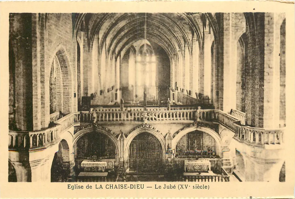 Église de LA CHAISE-DIEU — Le Jubé (XVe siècle) - Recto