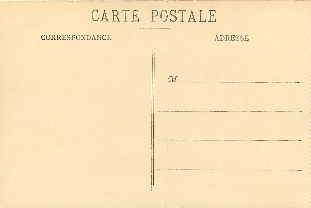Biarritz — La Plage du Port Vieux — Phototypie Marcel Delboy, Bordeaux, n° 120 - Verso