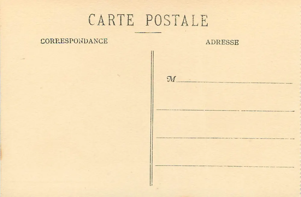 Biarritz (B.-P.) — Felsen von Basta — Hotels und Villen der Grande Plage — Phototypie Marcel Delboy, Bordeaux - Rückseite