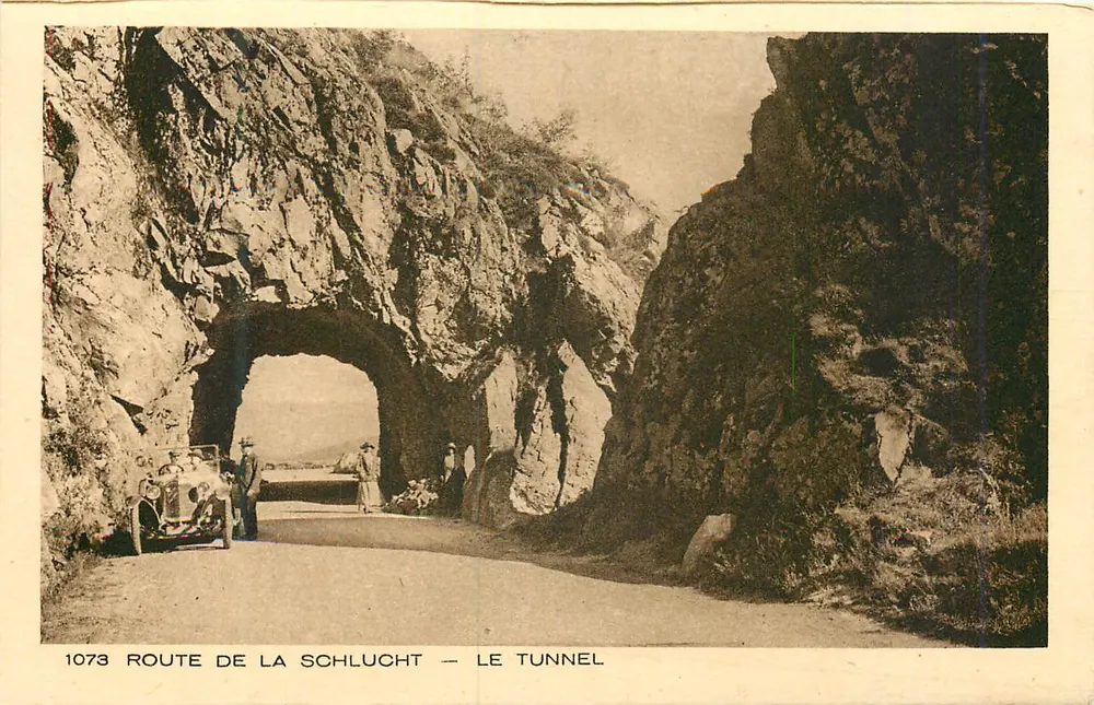 Rodovia da Schlucht — O Túnel — 1073 - Frente