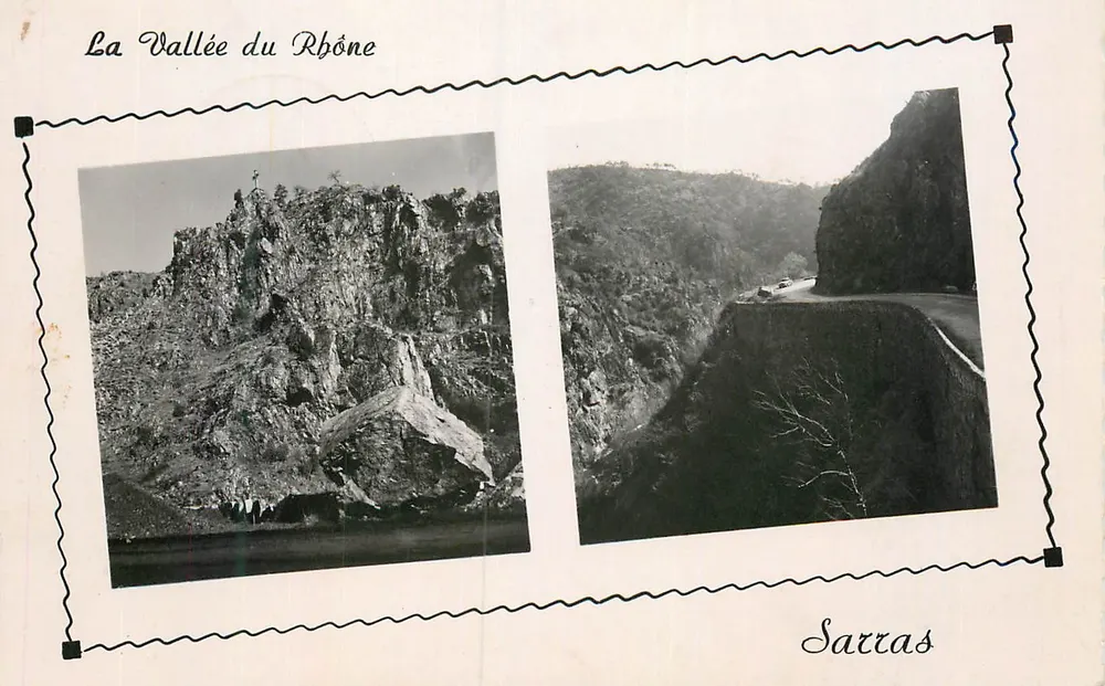 La Valle del Rodano — Sarras — Edizioni J. Cellard - Recto
