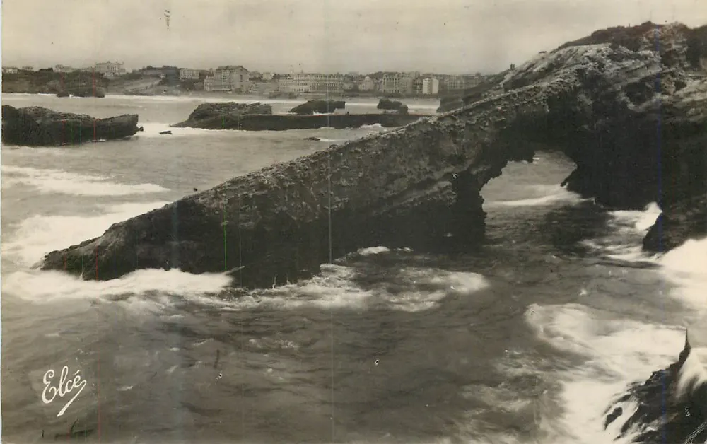 Biarritz — Widok ogółem — L. CHATAGNEAU, Cours Victor-Hugo, Bordeaux - Awers