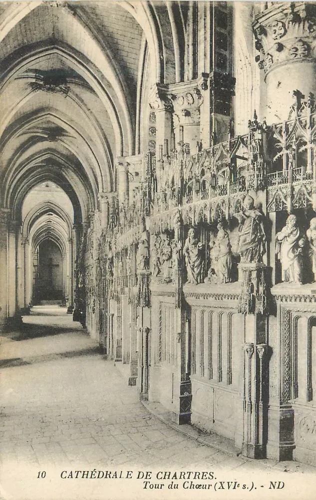 Cathédrale de Chartres — Tour du Chœur (XVIe s.) — ND - Recto