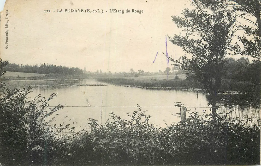 La Puisaye (E.-et-L.) - L'Etang de Rouge — G. Foucault, Dreux, n°122 - Frente