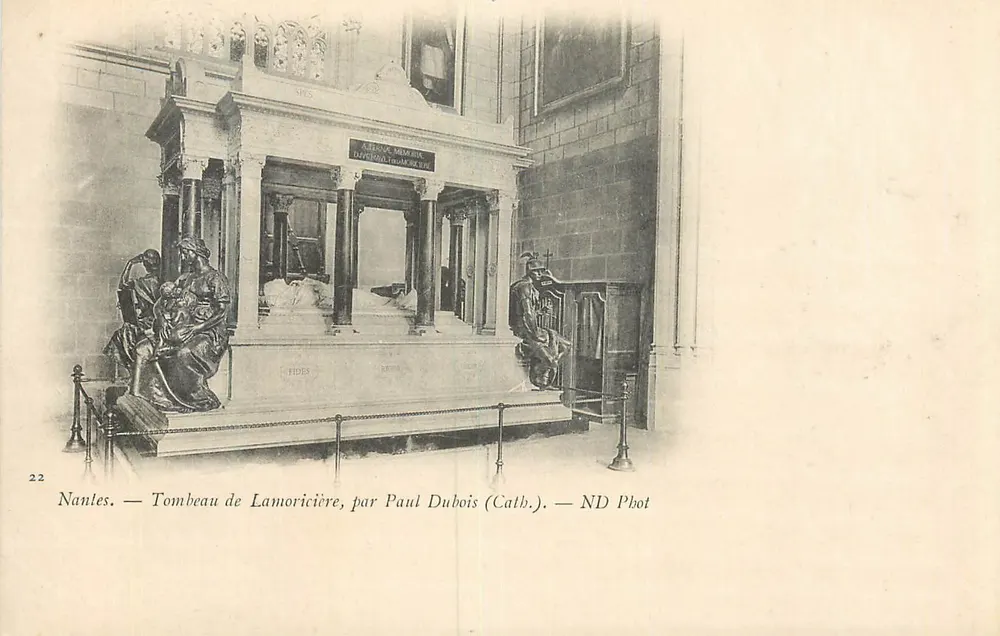 Nanles — Tombeau de Lamoricière, par Paul Dubois (Catb.) — ND Phot - Vorderseite