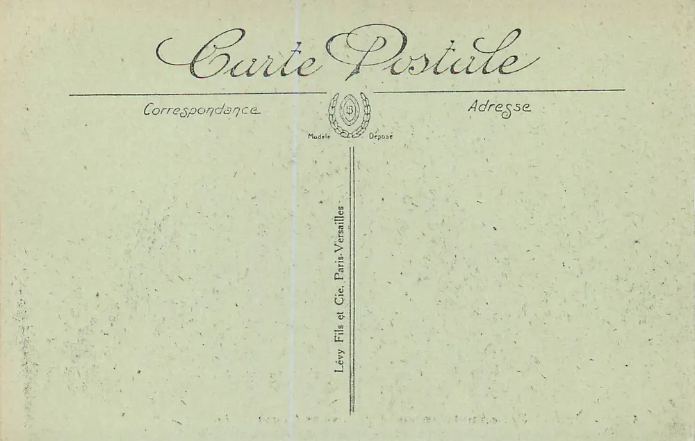 NANTES — Igreja de São Similien — L.I. — Editor Lévy Fils e Cie, Paris-Versailles - Verso
