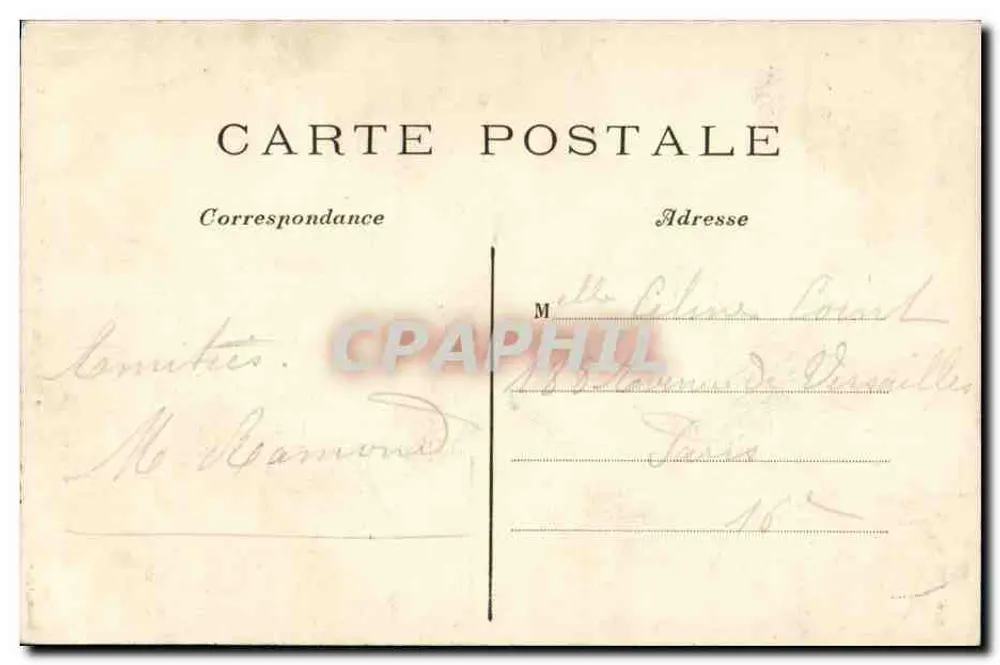Paris – Parque Montsouris – A Cascata — C. M. — n° 516 - Verso