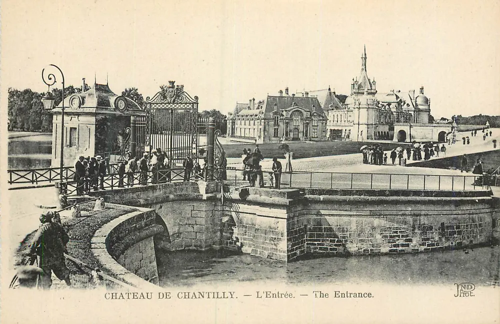Castelo de Chantilly — A Entrada — JND Fot. - Frente