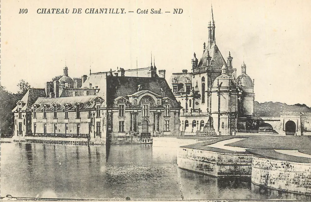Castelo de Chantilly — Lado Sul — ND - Frente