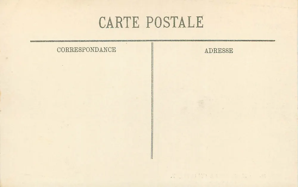 Castelo de Chantilly — A Capela — LL - Verso
