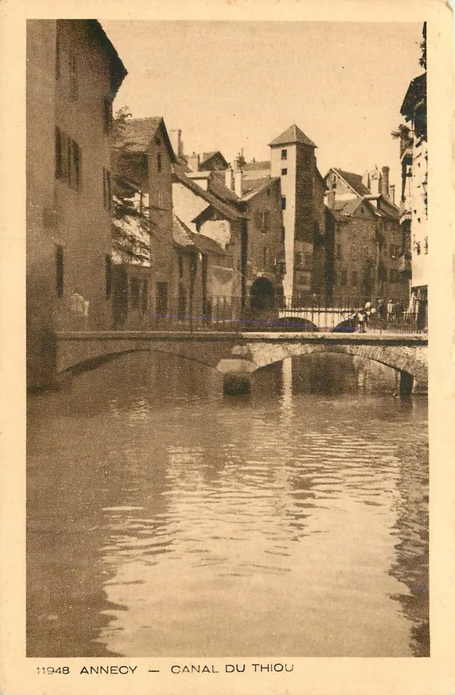 Annecy — Canal do Thiou — Coleção Les Deux Savoies - Frente
