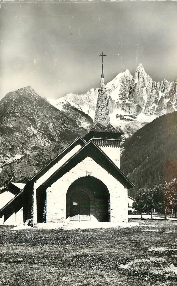 Chapelle der Prazes - Aiguilles du Dru und Verte — Chamonix-Mont-Blanc, Ausgabe Mont-Blanc-Léman - Vorderseite