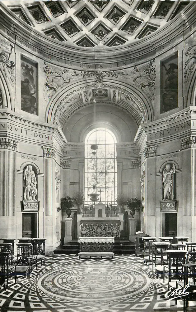 Interior da capela do Castelo d'Anet — Editor Estel, n° 21898 - Frente