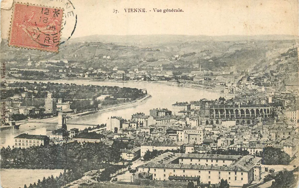 Wiedeń — Ogólny widok — Wydanie E. Viens, nr 37 - Awers