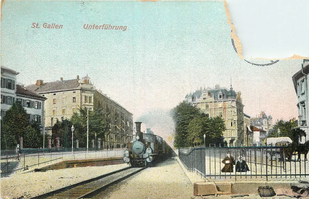 St. Gallen — Passagem Subterrânea — Flawil, número de série não visível - Frente