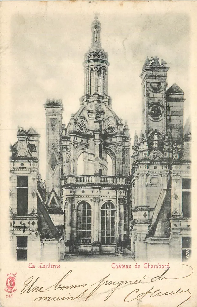 A Lanterna — Castelo de Chambord — Paris, n°249 - Frente