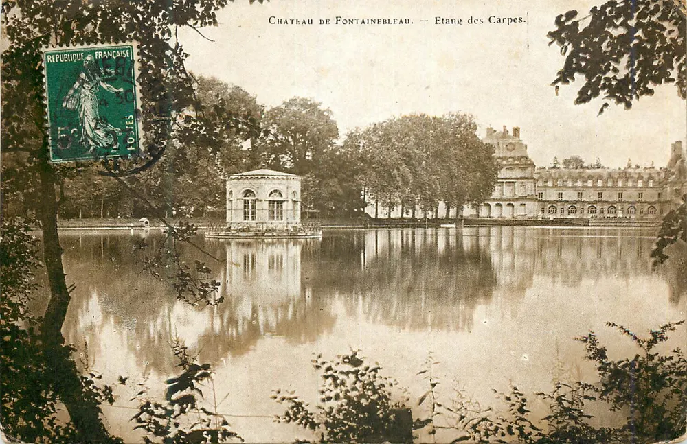 Château de Fontainebleau — Etang des Carpes — éditeur inconnu, n° de série non visible - Recto