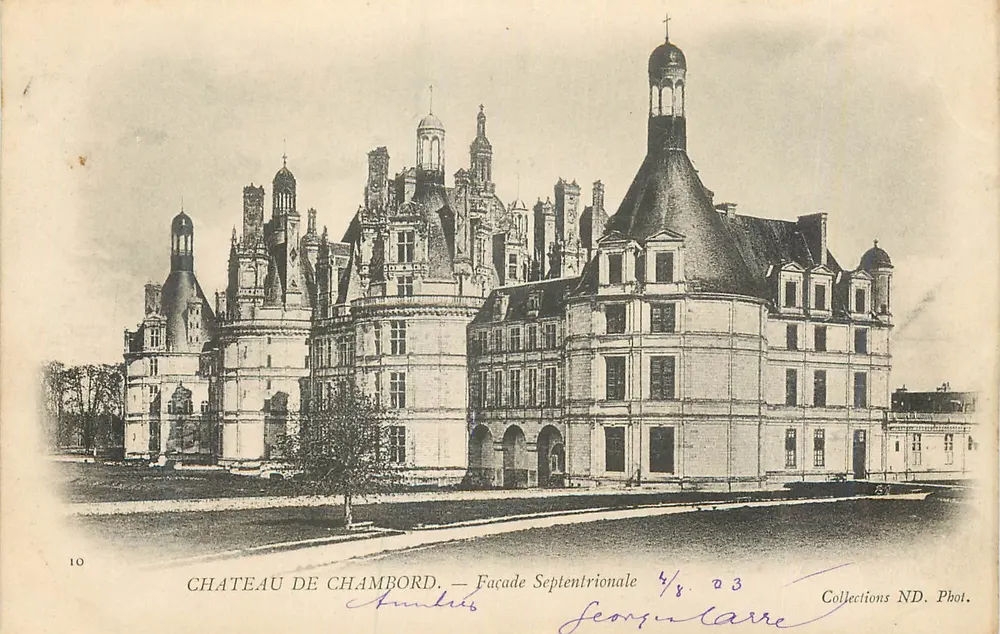 Château de Chambord — Façade Septentrionale — Collections ND. Phot. n°10 - Recto