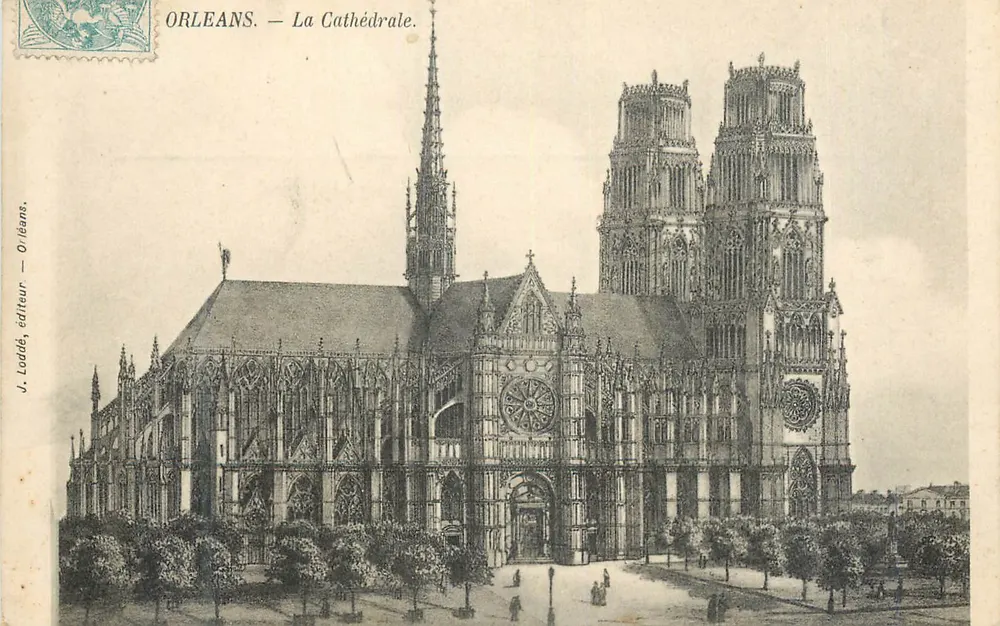 Orléans — A Catedral — J. Loddé, editor — Orléans - Frente