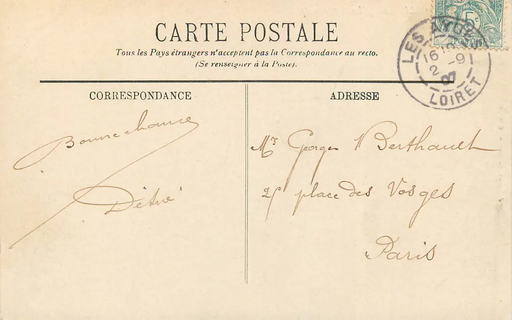 Orléans — A Catedral — J. Loddé, editor — Orléans - Verso