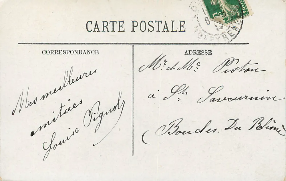 Lourdes — A Esplanada e a Basílica — editor anônimo, n° 35 - Verso